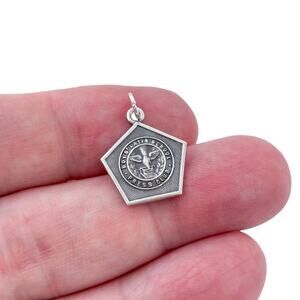Vintage Sterling Silver 925 Boys Latin School Press Club Pendant